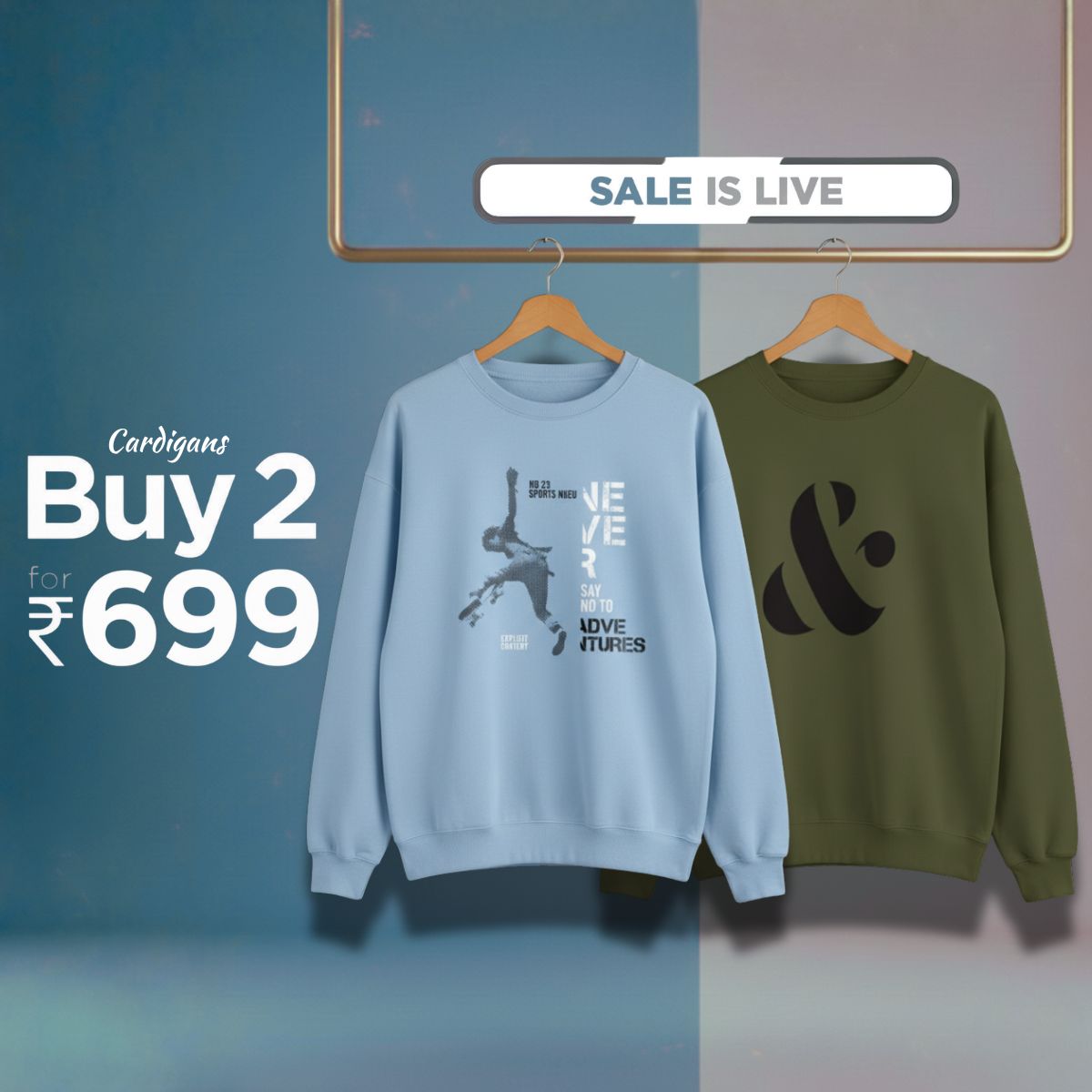 Combo of 2 Women's Cozy Sweatshirts | Stylish Winter Pack | SS-06