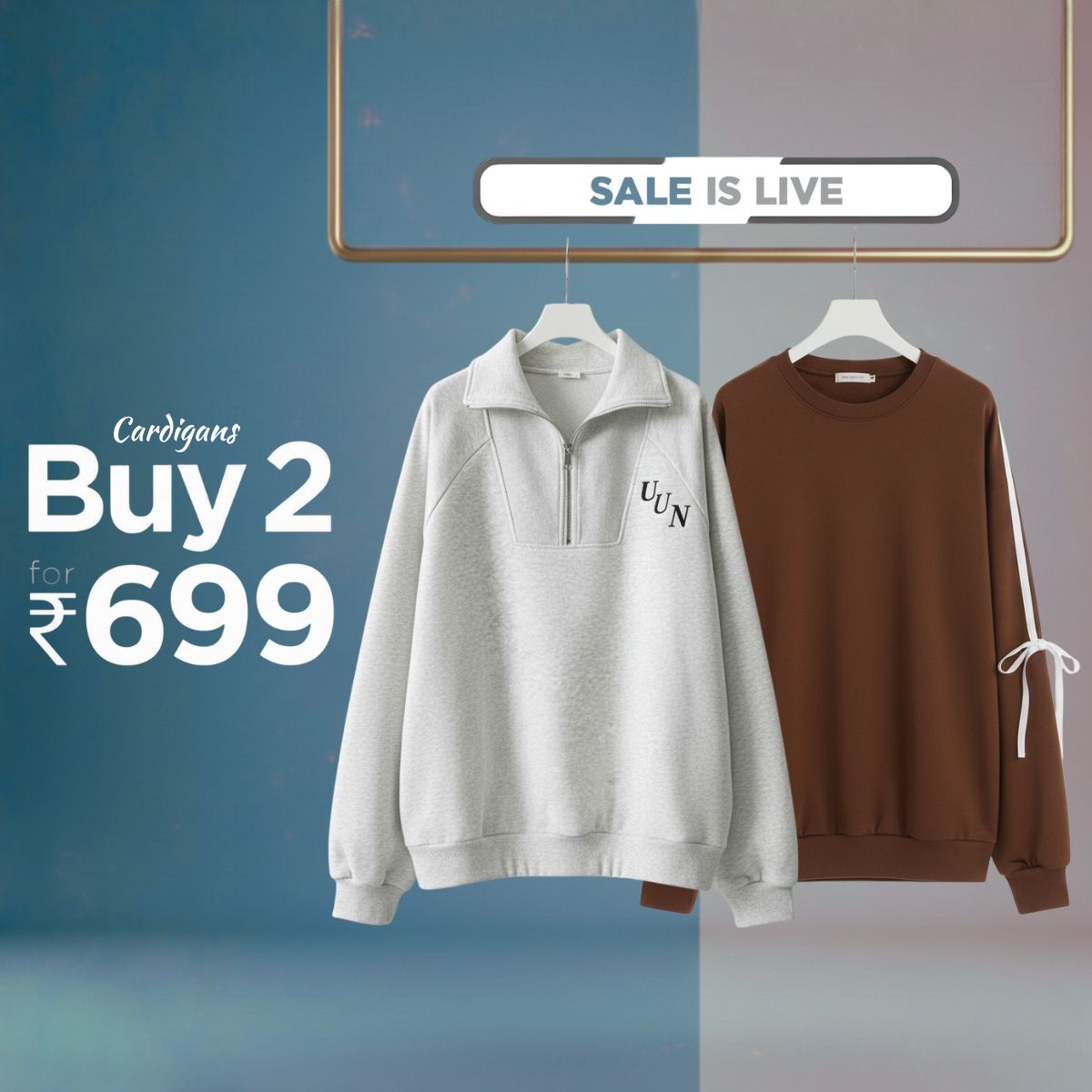 Combo of 2 Women's Cozy Sweatshirts | Stylish Winter Pack | SS-08
