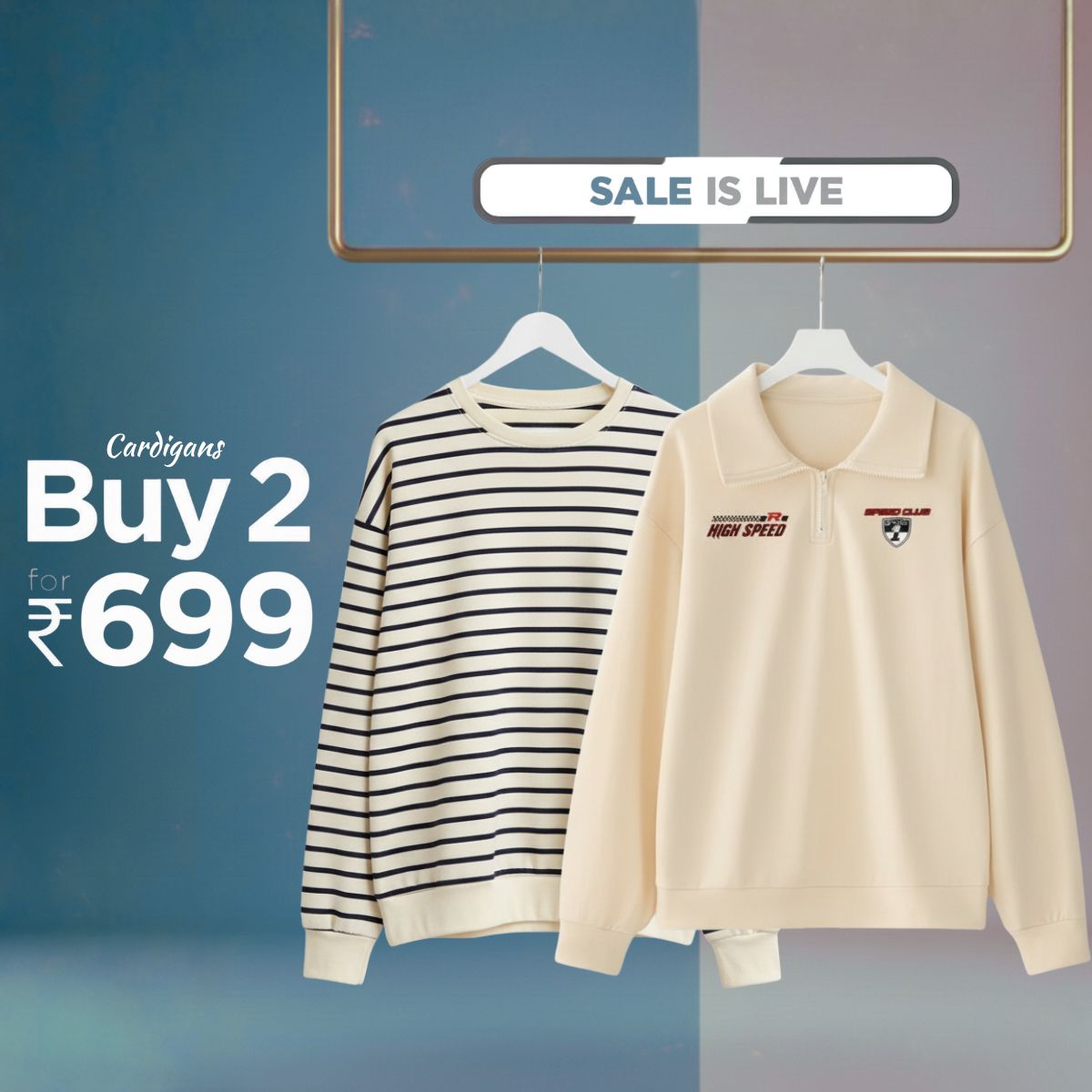 Combo of 2 Women's Cozy Sweatshirts | Stylish Winter Pack | SS-11