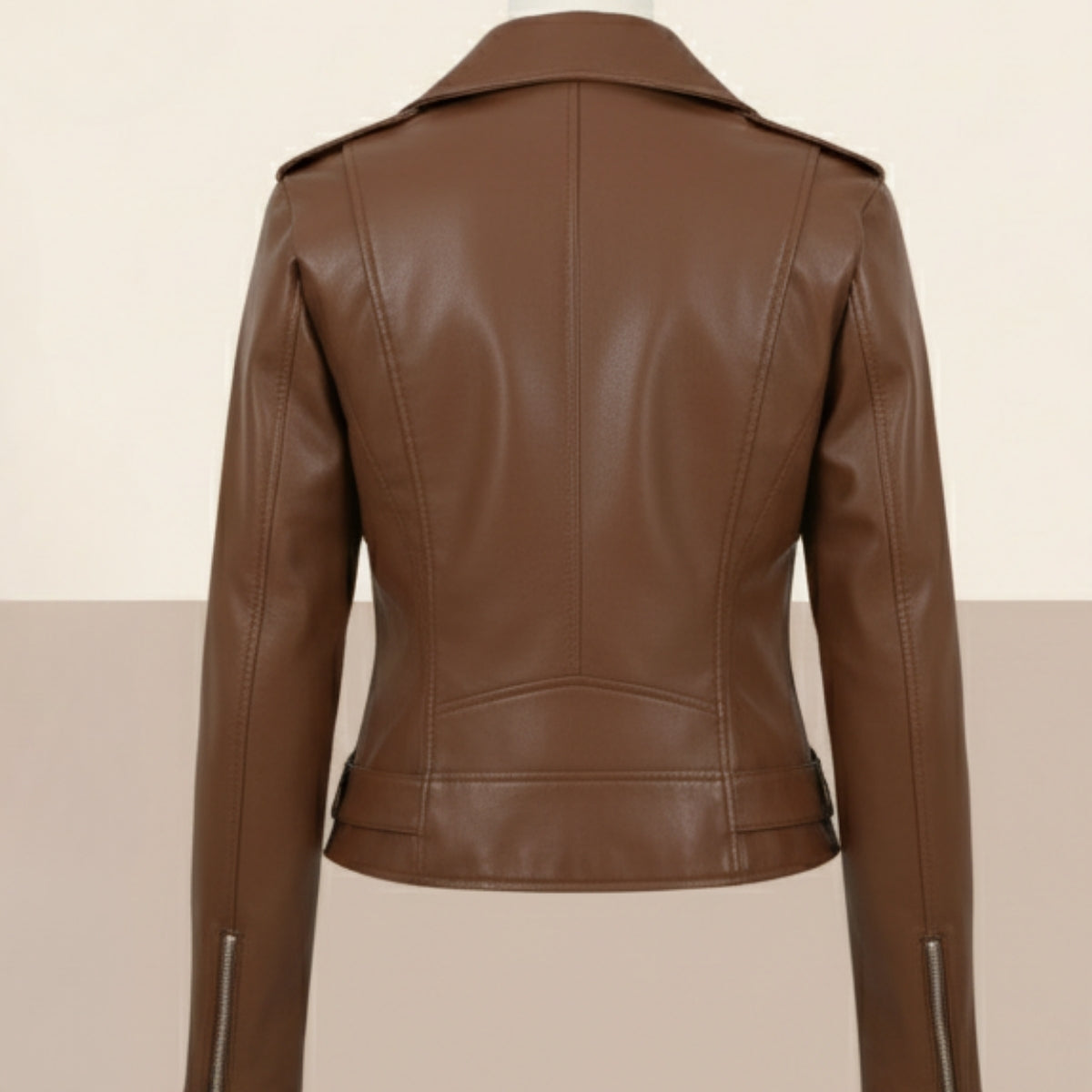 Luxe Zipper Jackets Collection | Brown |  ZJ-05