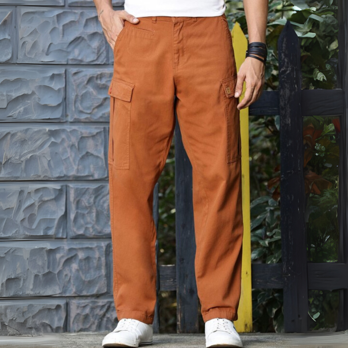 Stylish Men’s 2 Casual Shirt and 1 Cargo Pant Combo Deals | CC-04