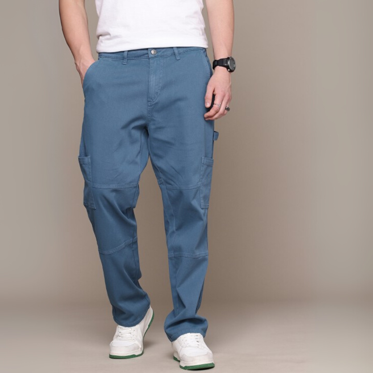 Stylish Men’s 2 Casual Shirt and 1 Cargo Pant Combo Deals | CC-02