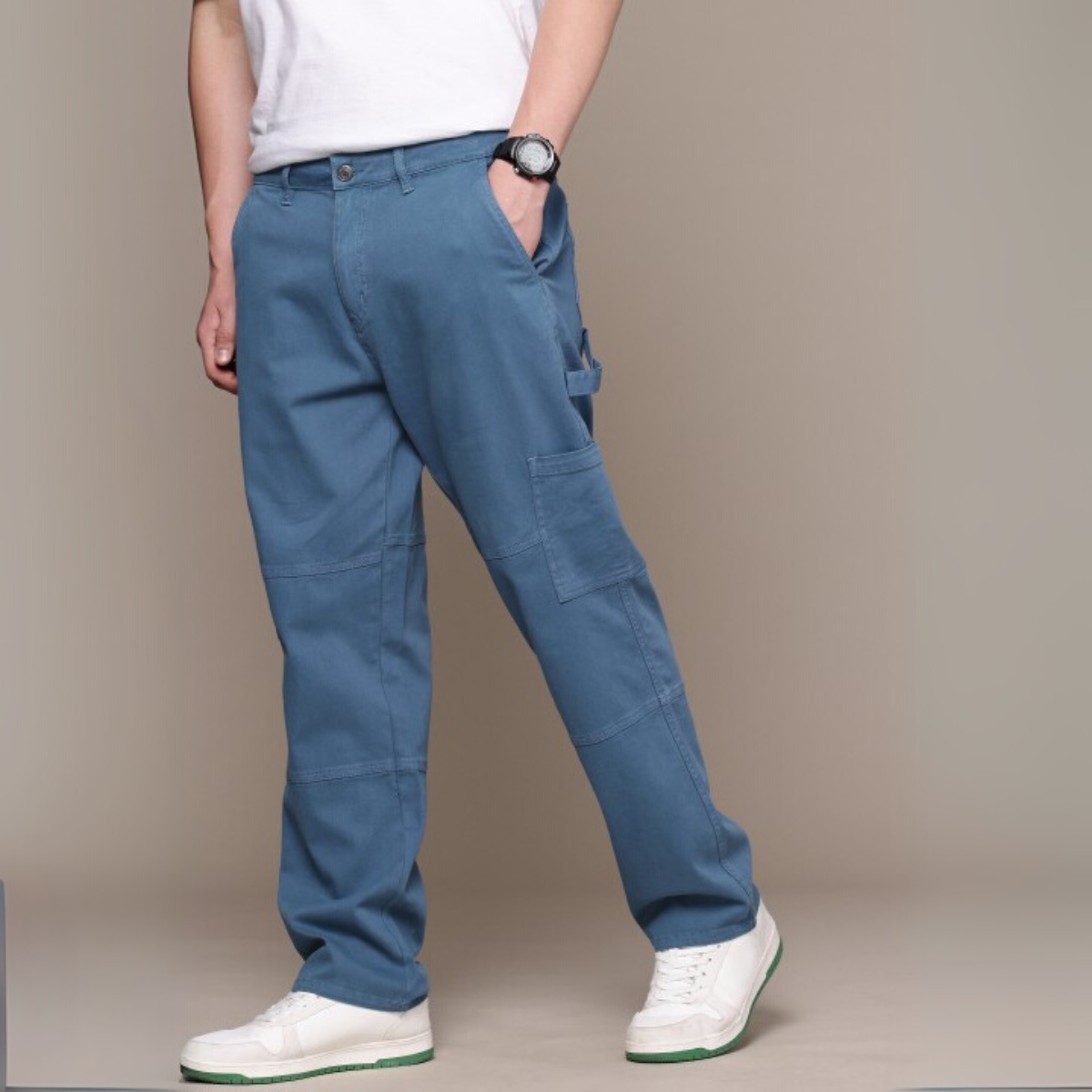 Stylish Men’s 2 Casual Shirt and 1 Cargo Pant Combo Deals | CC-02
