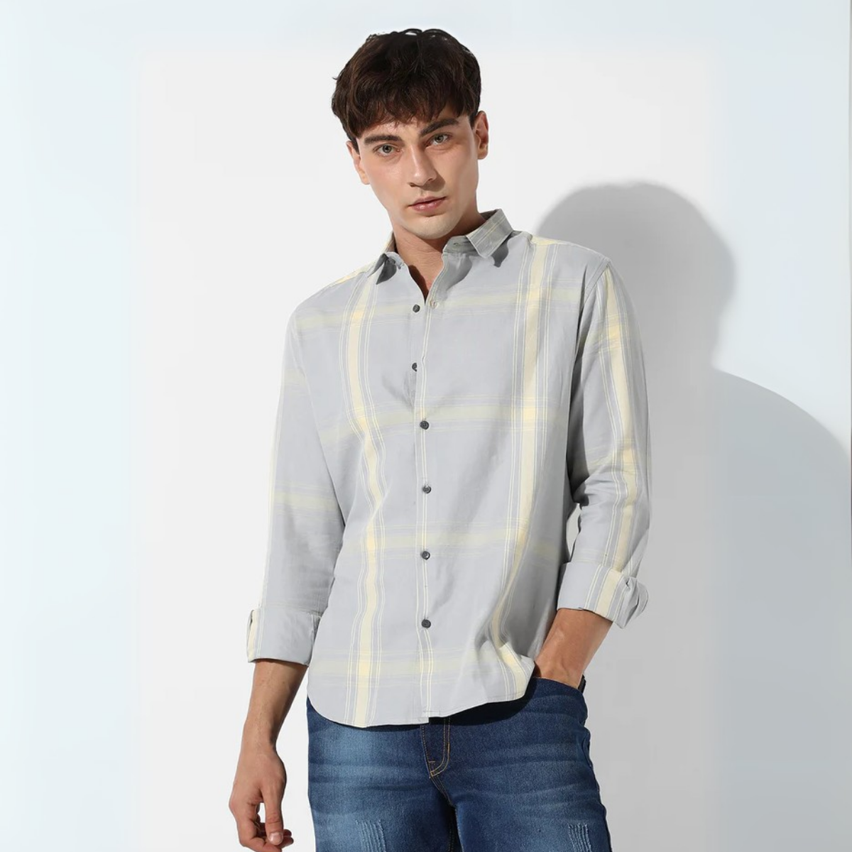 Stylish Men’s 2 Casual Shirt and 1 Cargo Pant Combo Deals | CC-02