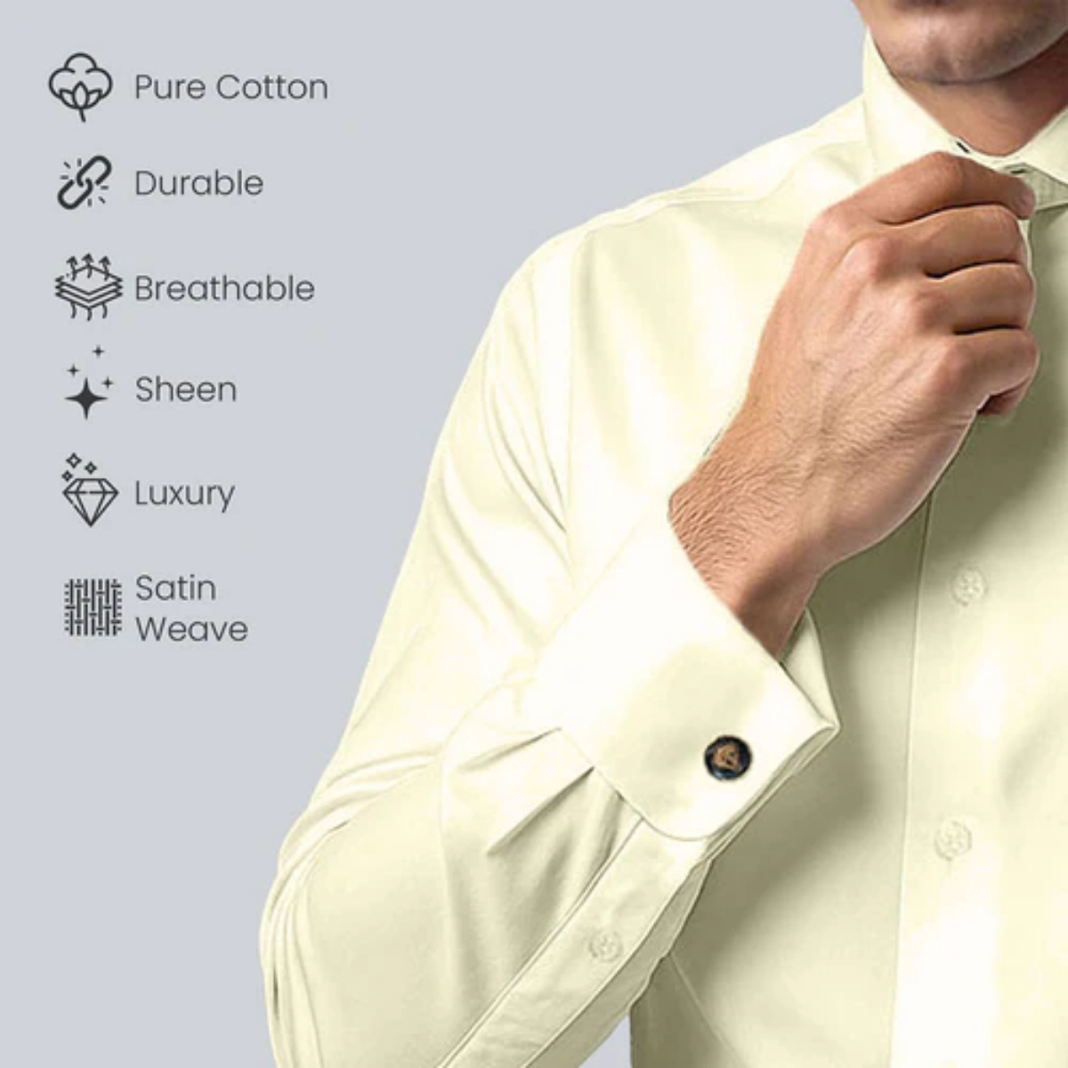 4 Men’s Formal Shirts for Everyday Workwear | Comfortable & Soft | FC-09
