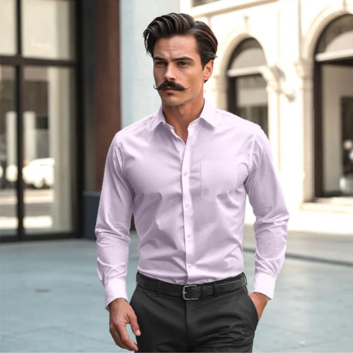 4 Men’s Formal Shirts for Everyday Workwear | Comfortable & Soft | FC-09