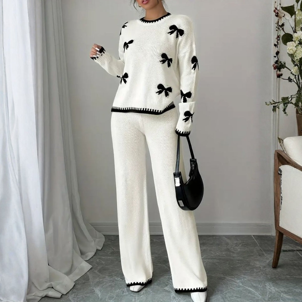 Winter Co-ord Sets for Women : Cozy Chic | Warm Beige | WCS-17