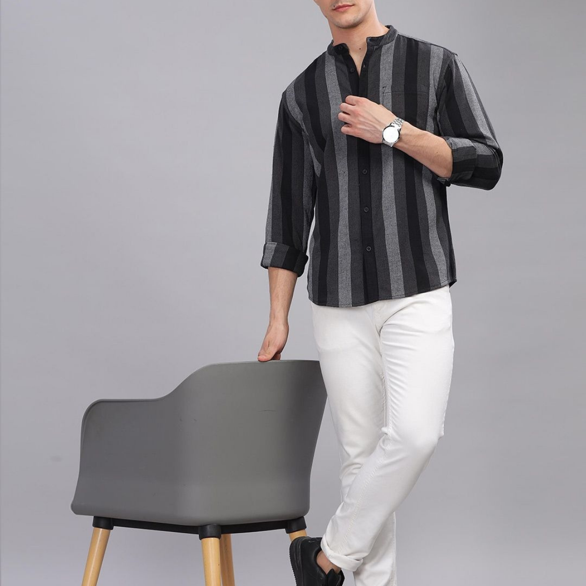 Stylish Men’s 2 Casual Shirt and 1 Cargo Pant Combo Deals | CC-10