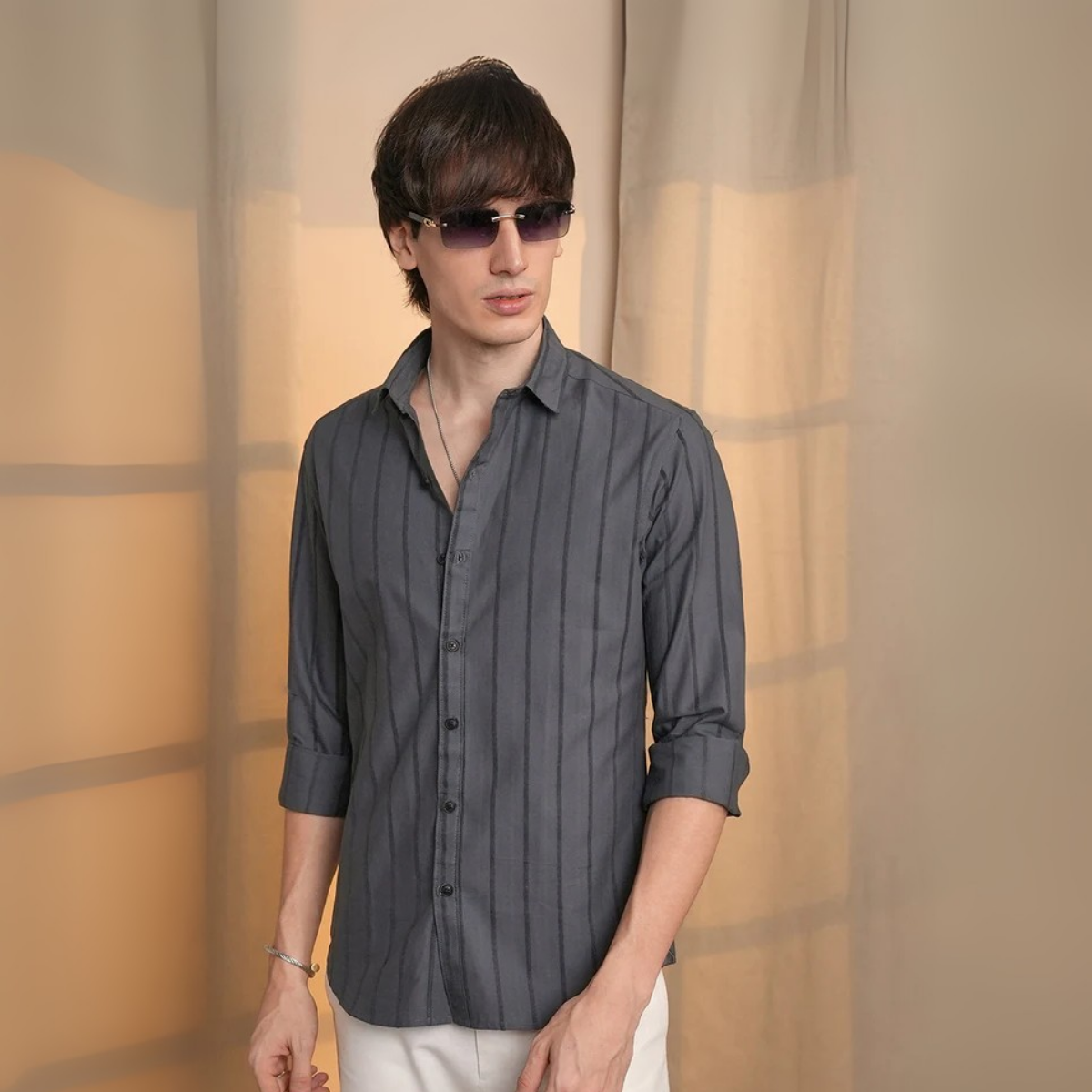 Stylish Men’s 2 Casual Shirt and 1 Cargo Pant Combo Deals | CC-01