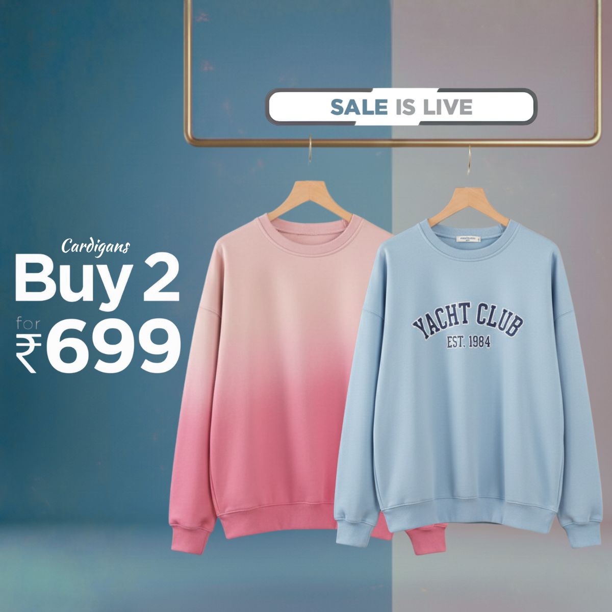 Combo of 2 Women's Cozy Sweatshirts | Stylish Winter Pack | SS-02